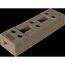  Mobilzaunfüße Schake Bauzaunfuß aus Beton, 700x125x220 mm mit 6 Löchern (Ø 42 mm) 12450337