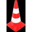  Verkehrssicherung Leitkegel Schake Leitkegel tagesleuchtend, rot / weiß, Höhe: 750 mm 12450213