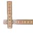  Holz-Gliedermaßstäbe Stabila Holz-Gliedermaßstab Type 601 N-S, 1 m, schlanke Lättchen, naturfarben, metrische Skala 12383148