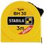  Taschenbandmaße Stabila Taschenbandmaß BM 30, 2 m, mit Spikes-Haken 12383110