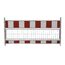   TL-Absperrschrankengitter Wemas TL-Absperrschrankengitter VARIO 2,0 m RA1 weiß/rot einseitig 12451569