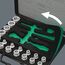  Zyklop Speed Knarren, 1/4" 8100 SA 2 Zyklop Speed-Knarrensatz, 1/4"-Antrieb, metrisch, 42-teilig 12453201