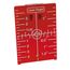  Nedo Zubehör Nedo Magnet-Zieltafel rot 12445325