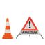  Arbeitsschutz Leitkegel NESTLE Leitkegel PVC, weiß-rot, 32 cm 12385366