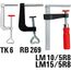  Tischklemme TK6, RB269, LM10/5R8 Tischklemme TK6, RB269, LM10/5R8 BESSEY Tischklemme TK6 60/22 12367613