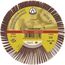  KLINGSPOR Schleifmoprad WSM 617 für Stahl, Edelstahl, Farbe, Kunststoff, Holz WSM 617 Schleifmopräder 125 x 20 mm Korn 80 Gewinde M 14 12459864
