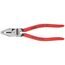  Kraft-Kombizangen KNIPEX 02 01 180 Kraft-Kombizange mit Kunststoff überzogen schwarz atramentiert 180 mm 12381041