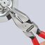  Kraft-Kombizangen KNIPEX 02 02 225 Kraft-Kombizange mit Mehrkomponenten-Hüllen schwarz atramentiert 225 mm 12381036