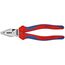  Kraft-Kombizangen KNIPEX 02 02 200 Kraft-Kombizange mit Mehrkomponenten-Hüllen schwarz atramentiert 200 mm 12381038