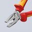  Kraft-Kombizangen KNIPEX 02 06 180 Kraft-Kombizange isoliert mit Mehrkomponenten-Hüllen, VDE-geprüft verchromt 180 mm 12381048