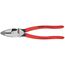 Kraft-Kombizangen "Lineman's Pliers" amerikanisches Modell KNIPEX 09 01 240 Kraft-Kombizange "Lineman's Pliers" amerikanisches Modell mit rutschhemmendem Kunststoff überzogen schwarz atramentiert 240 mm 12381058