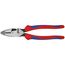  Kraft-Kombizangen "Lineman's Pliers" amerikanisches Modell KNIPEX 09 02 240 Kraft-Kombizange "Lineman's Pliers" amerikanisches Modell mit Mehrkomponenten-Hüllen schwarz atramentiert 240 mm 12381059