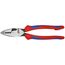  Kraft-Kombizangen "Lineman's Pliers" amerikanisches Modell KNIPEX 09 02 240 T Kraft-Kombizange "Lineman's Pliers" mit Befestigungsöse amerikanisches Modell mit Mehrkomponenten-Hüllen, mit integrierter Befestigungsöse zum Anbringen einer Absturzsicherung schwarz atramentiert 240 mm 12381057