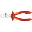  Abisolierzangen universal KNIPEX 11 06 160 T Abisolierzange mit Öffnungsfeder, universal isoliert mit Mehrkomponenten-Hüllen, VDE-geprüft; mit integrierter isolierter Befestigungsöse zum Anbringen einer Absturzsicherung verchromt 160 mm 12380413