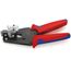  Präzisions-Abisolierzangen mit Formmessern KNIPEX 12 12 02 Präzisions-Abisolierzange mit Formmessern mit Mehrkomponenten-Hüllen brüniert 195 mm 12380341