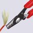  Abisolierzange für Glasfaserkabel KNIPEX 12 82 130 SB Abisolierzange für Glasfaserkabel mit Kunststoff-Griffhüllen brüniert 130 mm 12380357