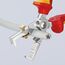  KNIPEX StriX® Abisolierzangen mit Kabelschere KNIPEX 13 66 180 StriX® Abisolierzangen mit Kabelschere isoliert mit Mehrkomponenten-Hüllen, VDE-geprüft verchromt 180 mm 12380366
