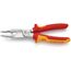  Abisolierwerkzeug KNIPEX 13 86 200 Elektro-Installationszange isoliert mit Mehrkomponenten-Hüllen, VDE-geprüft verchromt 200 mm 12380242