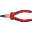  Greifzangen Rundzangen KNIPEX 22 02 140 Rundzange mit Mehrkomponenten-Hüllen schwarz atramentiert 140 mm 12380808