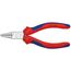  Greifzangen Rundzangen KNIPEX 22 05 140 Rundzange mit Mehrkomponenten-Hüllen verchromt 140 mm 12380807