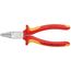  Greifzangen KNIPEX 22 06 160 Rundzange isoliert mit Mehrkomponenten-Hüllen, VDE-geprüft verchromt 160 mm 12380244