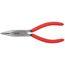  Flachrundzangen mit Schneide (Radiozangen) KNIPEX 25 21 160 Flachrundzange mit Schneide (Radiozange) mit Kunststoff überzogen schwarz atramentiert 160 mm 12380845