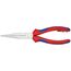  Flachrundzangen mit Schneide (Storchschnabelzangen) KNIPEX 26 15 200 T Flachrundzange mit Schneide (Storchschnabelzange) mit Mehrkomponenten-Hüllen, mit integrierter Befestigungsöse zum Anbringen einer Absturzsicherung verchromt 200 mm 12380823