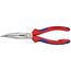  Flachrundzangen mit Schneide (Storchschnabelzangen) KNIPEX 26 22 200 T Flachrundzange mit Schneide (Storchschnabelzange) mit Mehrkomponenten-Hüllen, mit integrierter Befestigungsöse zum Anbringen einer Absturzsicherung schwarz atramentiert 200 mm 12380837
