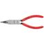  Flachrundzange mit Mittenschneider (Telefonzange) KNIPEX 27 01 160 Flachrundzange mit Mittenschneider (Telefonzange) mit Kunststoff überzogen 160 mm 12380853