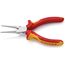  Langbeckzangen KNIPEX 30 36 160 Langbeckzange isoliert mit Mehrkomponenten-Hüllen, VDE-geprüft verchromt 160 mm 12380865