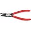  Sicherungsringzangen für Innenringe in Bohrungen KNIPEX 44 31 J22 Sicherungsringzange für Innenringe in Bohrungen 45° gewinkelt mit Kunststoff überzogen schwarz atramentiert 180 mm 12381069
