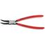  Sicherungsringzangen für Innenringe in Bohrungen KNIPEX 44 31 J32 Sicherungsringzange für Innenringe in Bohrungen 45° gewinkelt mit Kunststoff überzogen schwarz atramentiert 225 mm 12381074