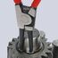  Sicherungsringzangen für Außenringe auf Wellen KNIPEX 46 11 A2 Sicherungsringzange für Außenringe auf Wellen mit Kunststoff überzogen schwarz atramentiert 180 mm 12380260