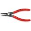 Präzisions-Sicherungsringzangen für Innenringe in Bohrungen KNIPEX 48 11 J0 Präzisions-Sicherungsringzange für Innenringe in Bohrungen mit rutschhemmendem Kunststoff überzogen grau atramentiert 140 mm 12381118