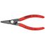  Präzisions-Sicherungsringzangen für Innenringe in Bohrungen KNIPEX 48 11 J0 Präzisions-Sicherungsringzange für Innenringe in Bohrungen mit rutschhemmendem Kunststoff überzogen grau atramentiert 140 mm 12381118