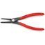  Präzisions-Sicherungsringzangen für Innenringe in Bohrungen KNIPEX 48 11 J2 Präzisions-Sicherungsringzange für Innenringe in Bohrungen mit rutschhemmendem Kunststoff überzogen grau atramentiert 180 mm 12381131