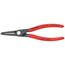  Präzisions-Sicherungsringzangen für Innenringe in Bohrungen KNIPEX 48 11 J2 Präzisions-Sicherungsringzange für Innenringe in Bohrungen mit rutschhemmendem Kunststoff überzogen grau atramentiert 180 mm 12381131