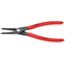  Präzisions-Sicherungsringzangen für Innenringe in Bohrungen KNIPEX 48 11 J3 Präzisions-Sicherungsringzange für Innenringe in Bohrungen mit rutschhemmendem Kunststoff überzogen grau atramentiert 225 mm 12381121