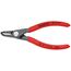  Präzisions-Sicherungsringzangen für Innenringe in Bohrungen KNIPEX 48 21 J01 Präzisions-Sicherungsringzange für Innenringe in Bohrungen mit rutschhemmendem Kunststoff überzogen grau atramentiert 130 mm 12381124