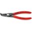  Präzisions-Sicherungsringzangen für Innenringe in Bohrungen KNIPEX 48 21 J21 Präzisions-Sicherungsringzange für Innenringe in Bohrungen mit rutschhemmendem Kunststoff überzogen grau atramentiert 165 mm 12381127