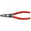  Präzisions-Sicherungsringzangen für Innenringe in Bohrungen KNIPEX 48 21 J21 Präzisions-Sicherungsringzange für Innenringe in Bohrungen mit rutschhemmendem Kunststoff überzogen grau atramentiert 165 mm 12381127