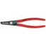  Präzisions-Sicherungsringzangen für Innenringe in Bohrungen KNIPEX 48 21 J31 Präzisions-Sicherungsringzange für Innenringe in Bohrungen mit rutschhemmendem Kunststoff überzogen grau atramentiert 210 mm 12381125