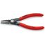  Präzisions-Sicherungsringzangen für Innenringe in Bohrungen KNIPEX 48 31 J0 Präzisions-Sicherungsringzange für Innenringe in Bohrungen mit Überdehnungsschutz mit rutschhemmendem Kunststoff überzogen grau atramentiert 140 mm 12381115