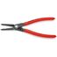  Präzisions-Sicherungsringzangen für Innenringe in Bohrungen KNIPEX 48 31 J3 Präzisions-Sicherungsringzange für Innenringe in Bohrungen mit Überdehnungsschutz mit rutschhemmendem Kunststoff überzogen grau atramentiert 225 mm 12381126