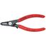  Präzisions-Sicherungsringzangen für Innenringe in Bohrungen KNIPEX 48 41 J01 Präzisions-Sicherungsringzange für Innenringe in Bohrungen mit rutschhemmendem Kunststoff überzogen grau atramentiert 130 mm 12381123