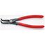  Präzisions-Sicherungsringzangen für Innenringe in Bohrungen KNIPEX 48 41 J31 Präzisions-Sicherungsringzange für Innenringe in Bohrungen mit rutschhemmendem Kunststoff überzogen grau atramentiert 210 mm 12381130