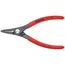  Präzisions-Sicherungsringzangen für Außenringe auf Wellen KNIPEX 49 11 A0 Präzisions-Sicherungsringzange für Außenringe auf Wellen mit rutschhemmendem Kunststoff überzogen grau atramentiert 140 mm 12381138
