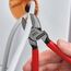  Seitenschneider KNIPEX 70 01 160 Seitenschneider mit Kunststoff überzogen schwarz atramentiert 160 mm 12380302