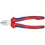  Schneidende Zangen Seitenschneider KNIPEX 70 05 180 T Seitenschneider mit Mehrkomponenten-Hüllen, mit integrierter Befestigungsöse zum Anbringen einer Absturzsicherung verchromt 180 mm 12380432