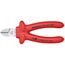  Schneidende Zangen Seitenschneider KNIPEX 70 07 160 Seitenschneider tauchisoliert, VDE-geprüft verchromt 160 mm 12380442